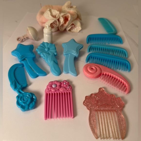 LOT OF 15 VINTAGE HASBRO G1 1980s MY LITTLE PONY HAIR BRUSH COMBS Jumper Rattle - Picture 6 of 6